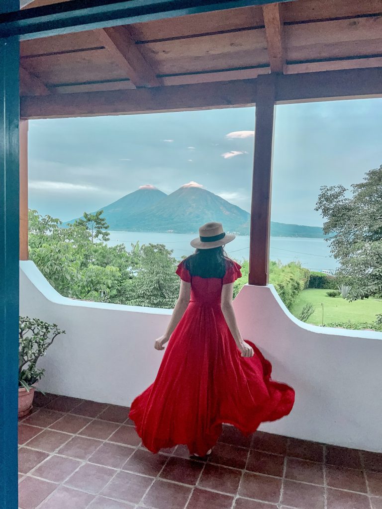 Best view of Lake Atitlán at hotel Villa Santa Catarina