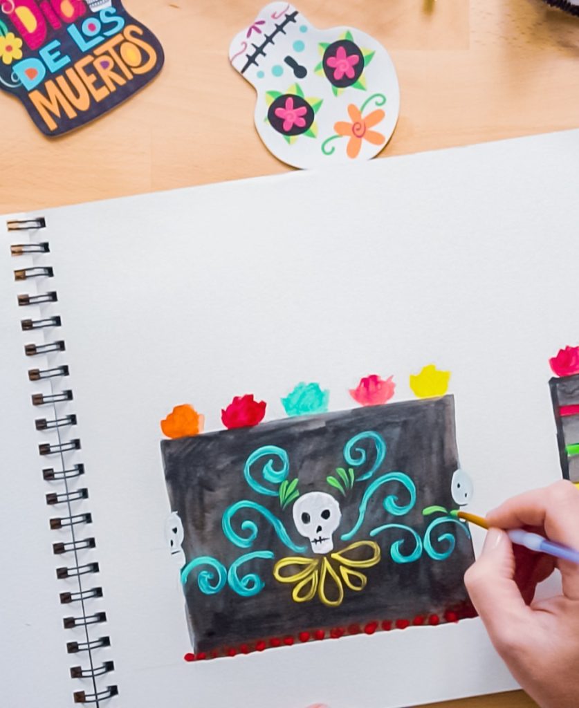How to make a Day of the Dead cake