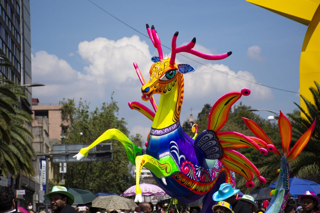 Annual alebrijes parade in Mexico City and best Día De Los Muertos events in Mexico City