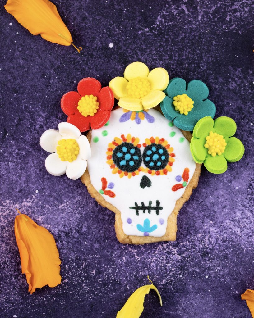 Easy Catrina Sugar Skull Cookies for the Day of the Dead