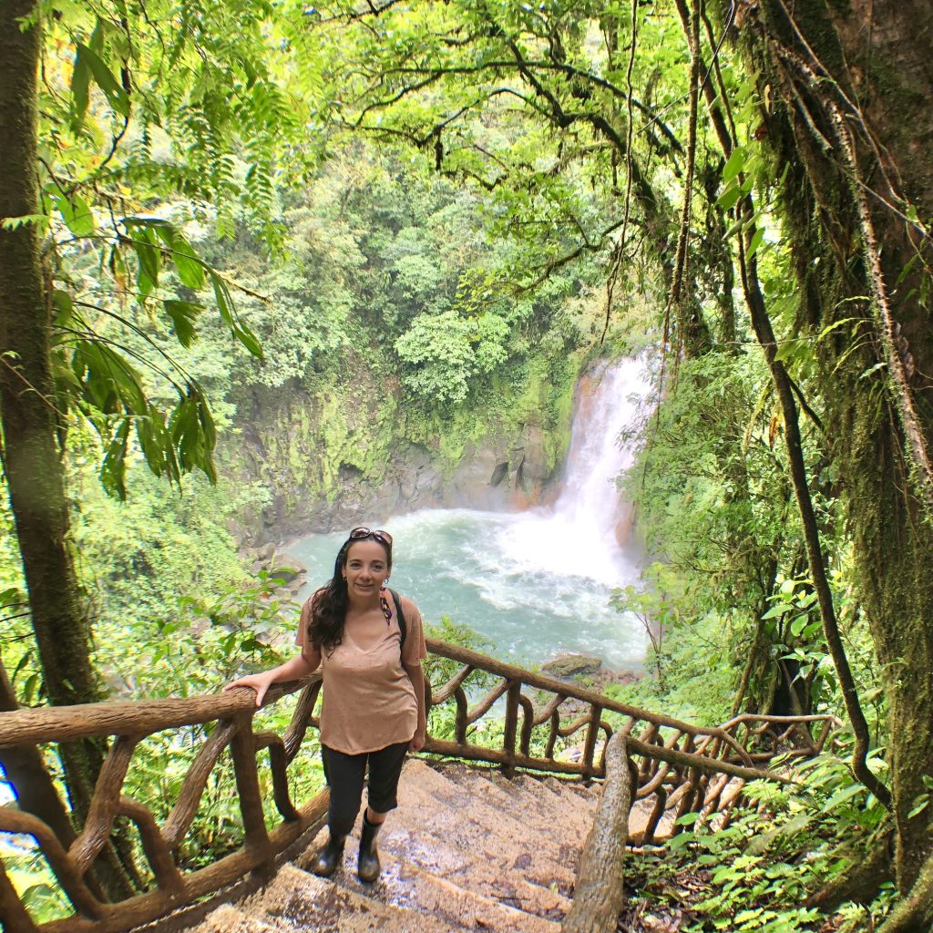 Rio Celeste waterfalls in Costa Rica