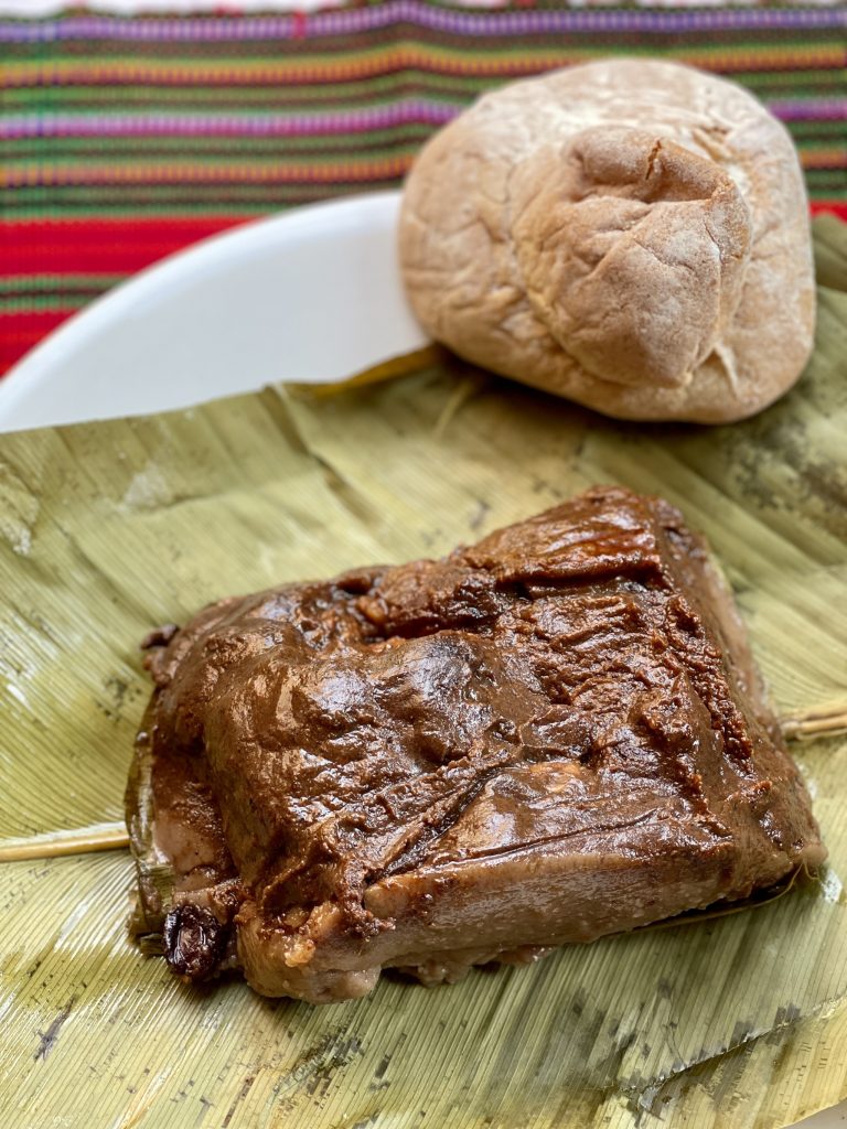 Authentic Guatemalan tamal negro recipe
