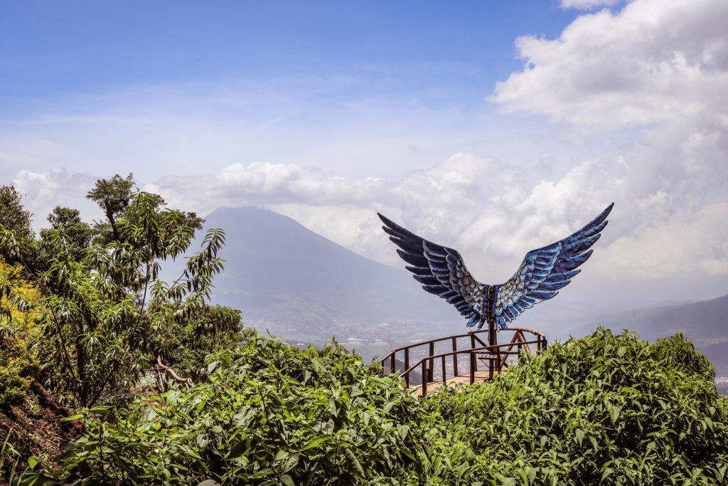 Los Celajes volcano viewpoint near Antigua Guatemala