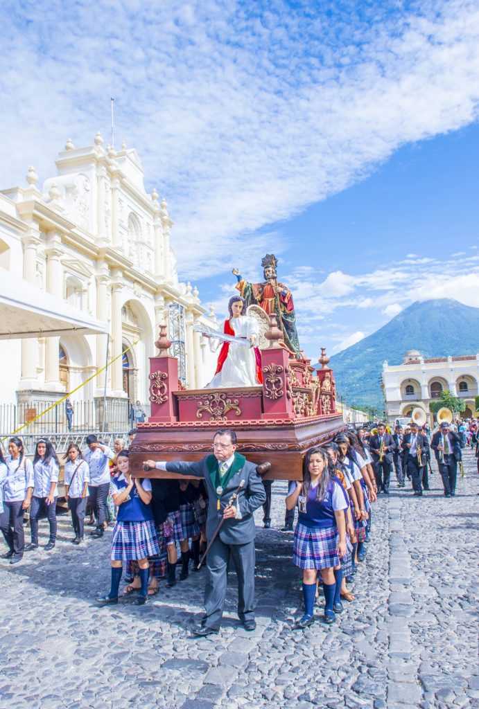 Procession during the Fiesta Patronal de Antigua Guatemala