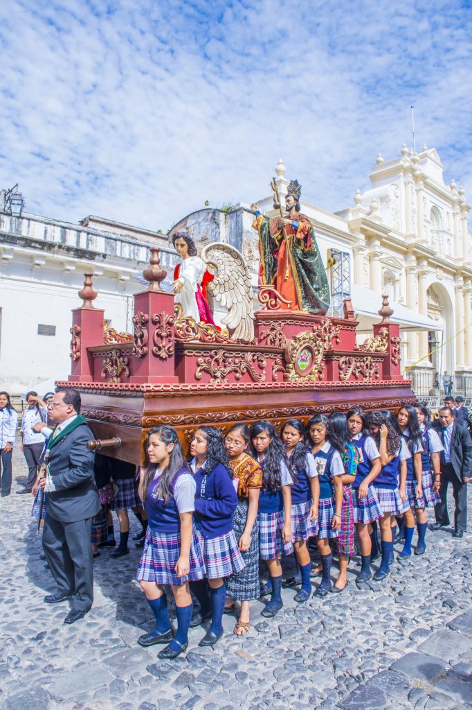 Procession during the Fiesta Patronal de Antigua Guatemala