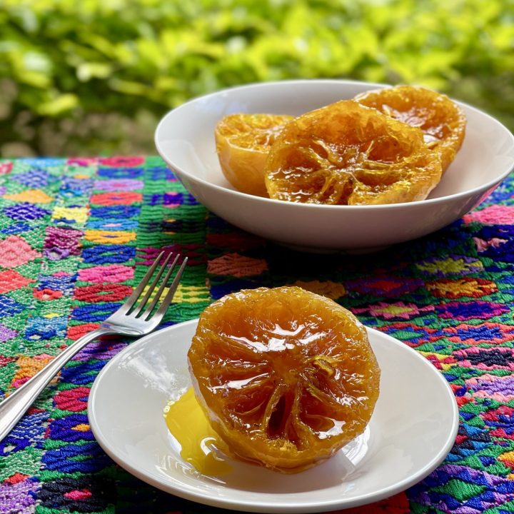 receta de naranjas en miel de Guatemala, orange dessert recipe from Guatemala