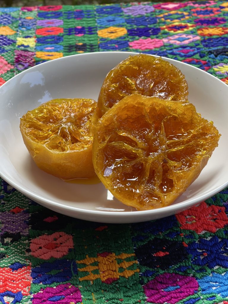 Guatemala candy: crystalized oranges, dulces Guatemaltecos: naranjas cristalizadas