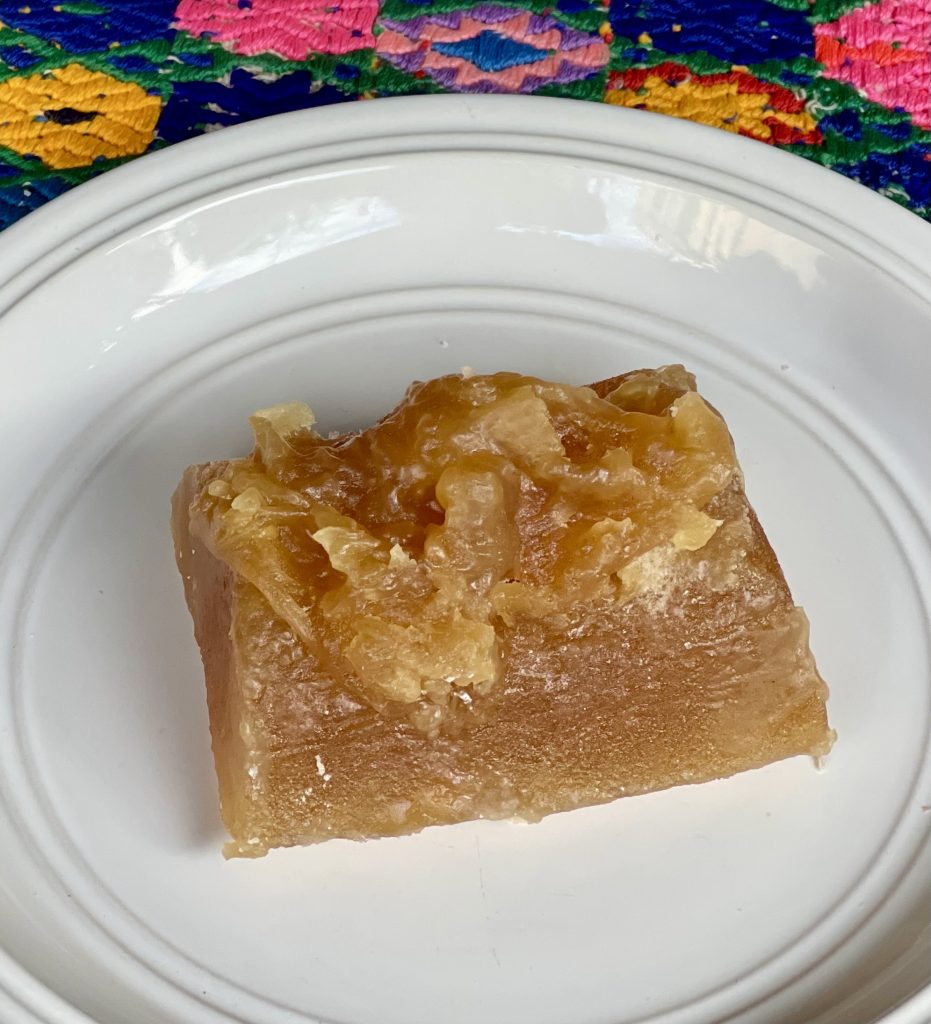 Crystalized chilacayote traditional Guatemalan candy