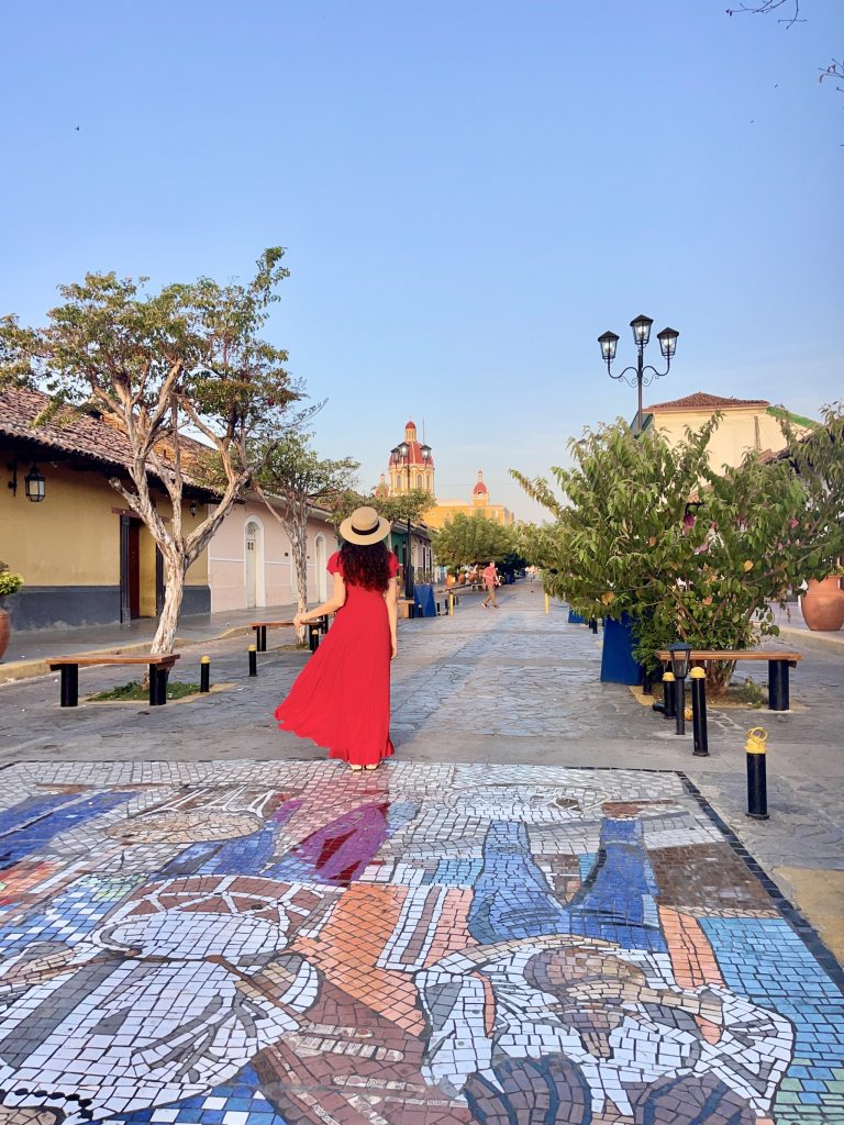 Avenida La Calzada in Granada, Nicaragua