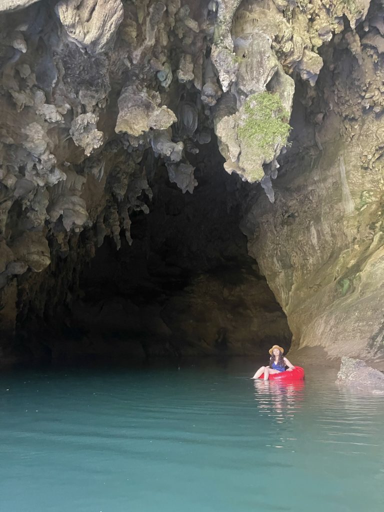 Tubing at Candelaria Caves, Guatemala