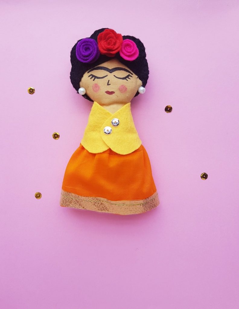 Frida Doll craft for kids