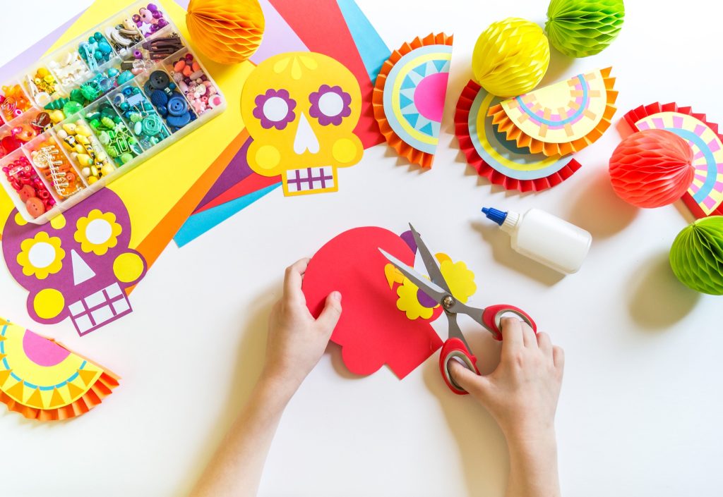 Create Your Own Sugar Skull Paper Garland A Fun and Easy Day of the