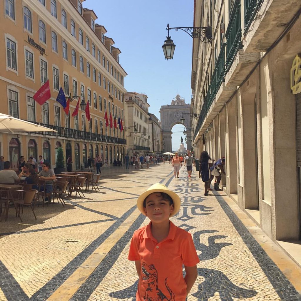 Rua Augusta in Lisbon, Portugal. 