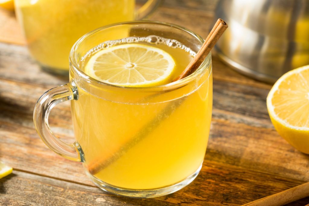 This easy lemon hot toddy recipe is a classic whiskey cocktail made with lemon, honey, and hot water for cold winter nights.