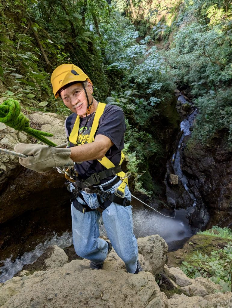 Rappelling at Finca El Barretal Near Antigua Guatemala