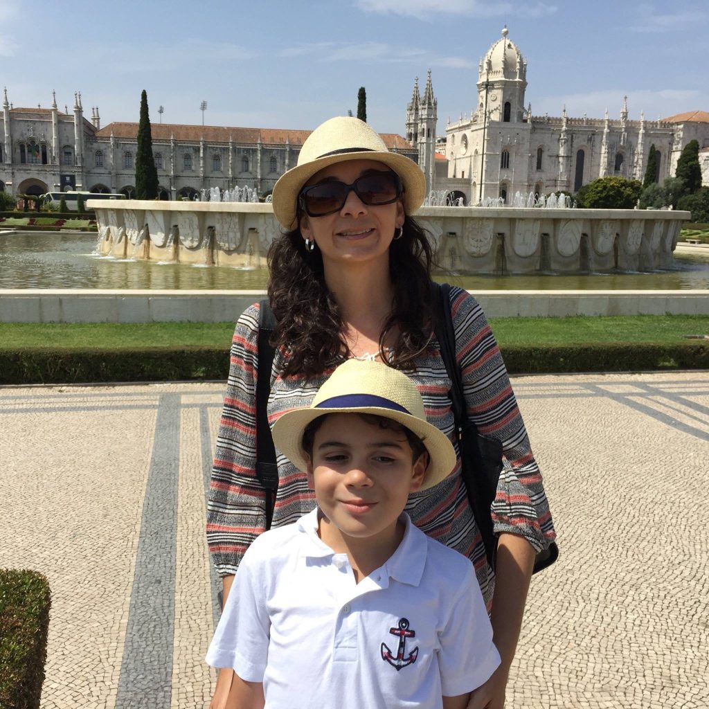 At the Mosteiro dos Jerónimos in Belém