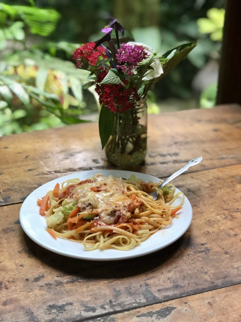 Vegetarian past at La Paz in San Marcos la Laguna