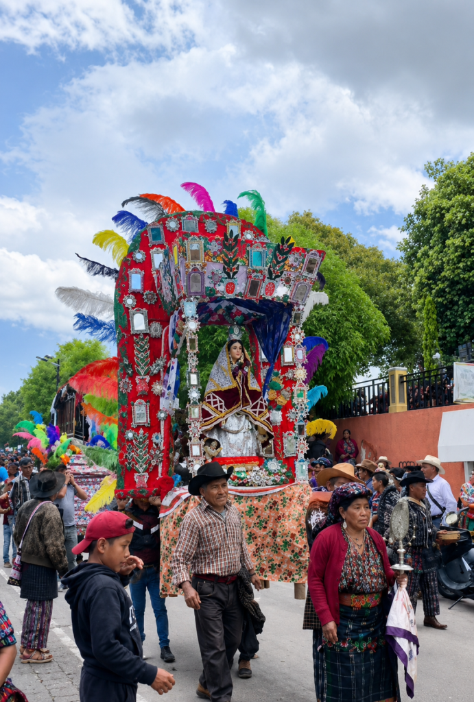 Fiesta Patronal de San Lucas Toliman in Atitlan Guatemala