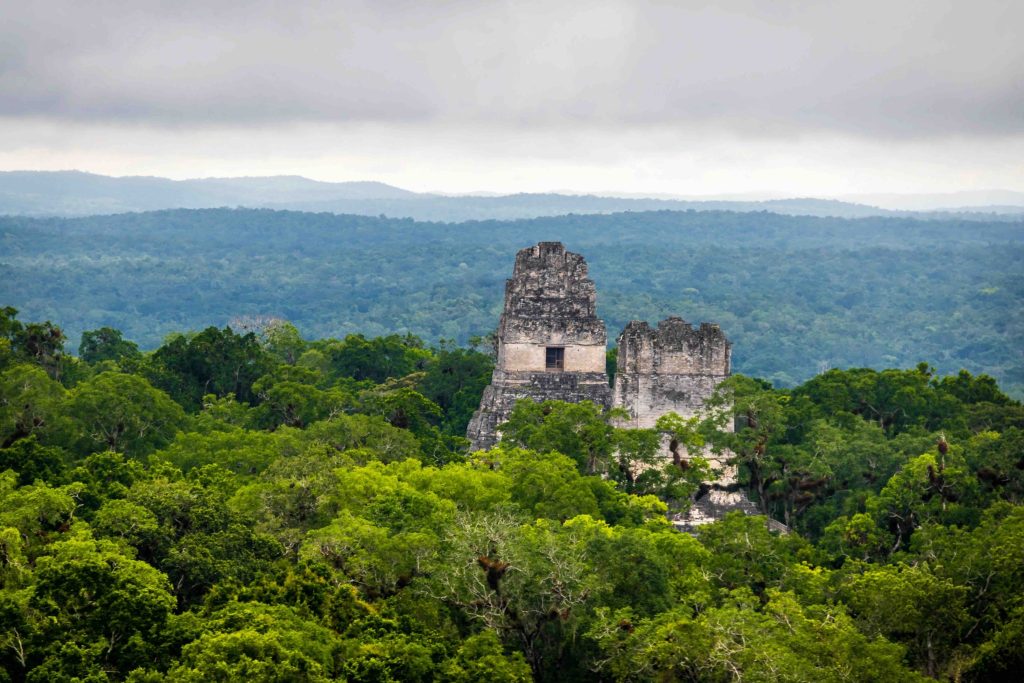 Tikal in the rainy season