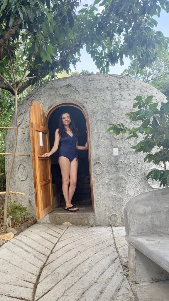 Little Prince inspired temazcal at Principito's Universe family accommodation near San Juan La Laguna Lake Atitlán