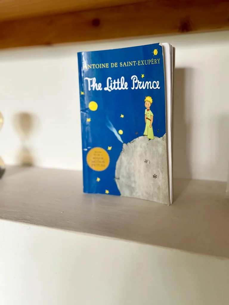 The Little Prince book inside Las Baobas at Principito's Universe themed Lake Atitlán vacation rental