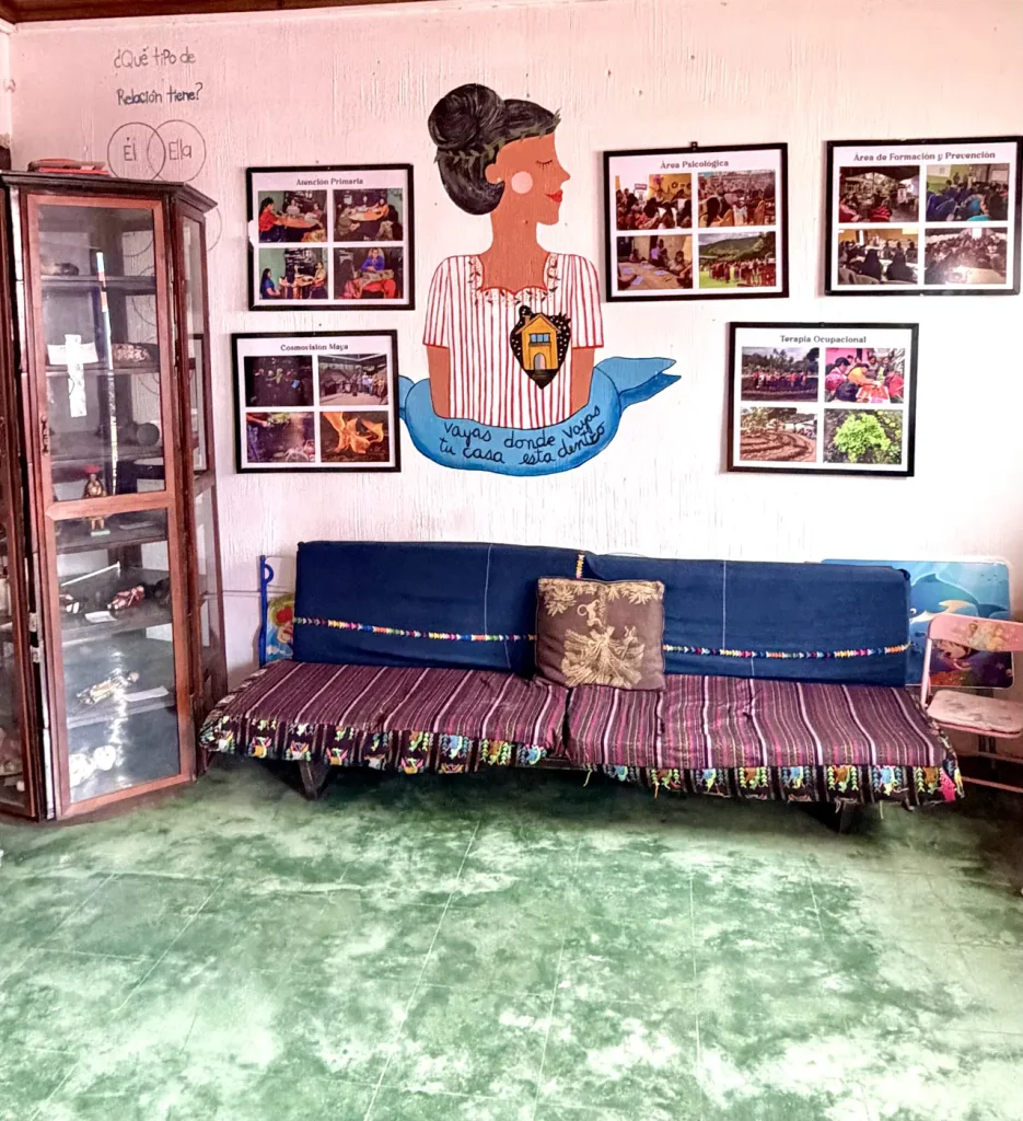 Casa Aq'ab'al community organization in San Lucas Tolimán Guatemala